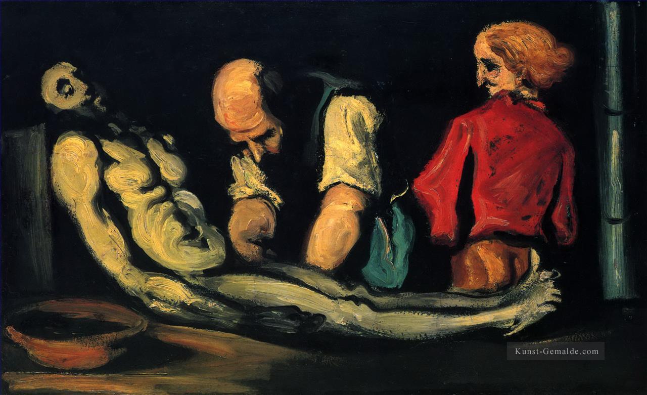 Vorbereitung auf das Begräbnis Paul Cezanne Ölgemälde